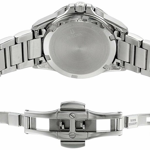 Bulova Marine Diamond Accent 34mm Watch